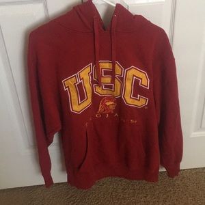 Women's USC Red Pull-Over Hoodie (size M)